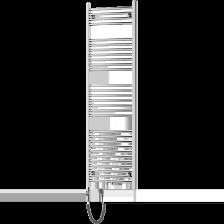 Mexen Ares elektrický radiátor 1500 x 500 mm, 600 W, chróm - W102-1500-500-2600-01