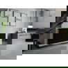 Mexen CH20 Hygiena radiátor doskový 400 x 3000 mm, bočné pripojenie, 2385 W, čierny - W420H-040-300-70