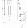 Mexen Libra R45 vaňová sada, chróm - 745103R45-00