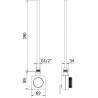 Mexen Ares elektrický radiátor 900 x 600 mm, 400 W, čierny - W102-0900-600-6400-70