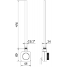 Mexen Ares elektrický radiátor 1200 x 500 mm, 500 W, čierny - W102-1200-500-6500-70
