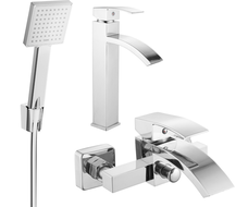 Mexen Libra R45 súprava do vane, chróm - 745113R45-00