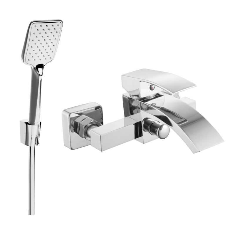 Mexen Libra R62 vaňová batéria so sprchovým setom, chróm - 74513R62-00