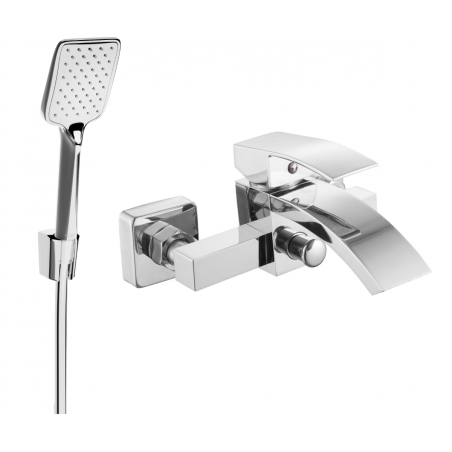 Mexen Libra R62 vaňová batéria so sprchovým setom, chróm - 74513R62-00