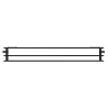 Mexen CH30 Hygiena radiátor s uhlíkovým topením 900 x 800 mm, boční připojení, 1651 W, černý - W430H-090-080-70