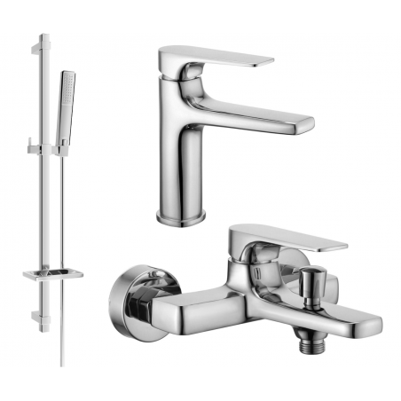 Mexen Lynx DQ72 vaňová súprava, chróm - 745903DQ72-00