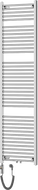 Mexen Mars elektrický radiátor 1800 x 500 mm, 600 W, chróm - W110-1800-500-2600-01
