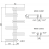 Mexen Jari elektrický radiátor 1005 x 550 mm, 300 W, biely - W115-1005-550-2300-20