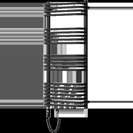 Mexen Apollo elektrický radiátor 1210 x 550 mm, 600 W, čierny - W117-1210-550-2600-70