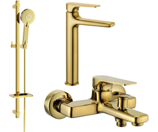Mexen Lynx DQ40 vaňový set, zlatý - 745913DQ40-50