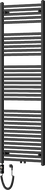 Mexen Hades elektrický radiátor 1800 x 600 mm, 900 W, čierny - W104-1800-600-2900-70