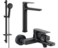 Mexen Lynx DQ40 vaňový set, čierny - 745913DQ40-70