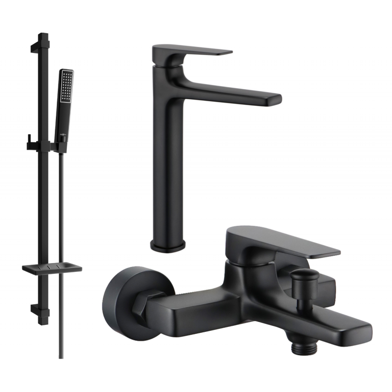 Mexen Lynx DQ72 vaňová sada, čierna - 745913DQ72-70