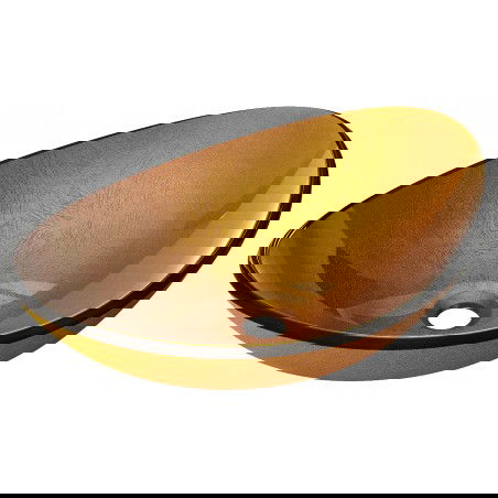 Mexen Sonia sklenené umývadlo na dosku 54 x 37 cm, zlaté - 24145450