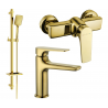 Mexen Lynx DQ62 sprchový set, zlatý - 745904DQ62-50