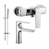 Mexen Lynx DQ72 sprchový set, chróm - 745904DQ72-00