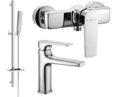 Mexen Lynx DQ72 sprchový set, chróm - 745904DQ72-00