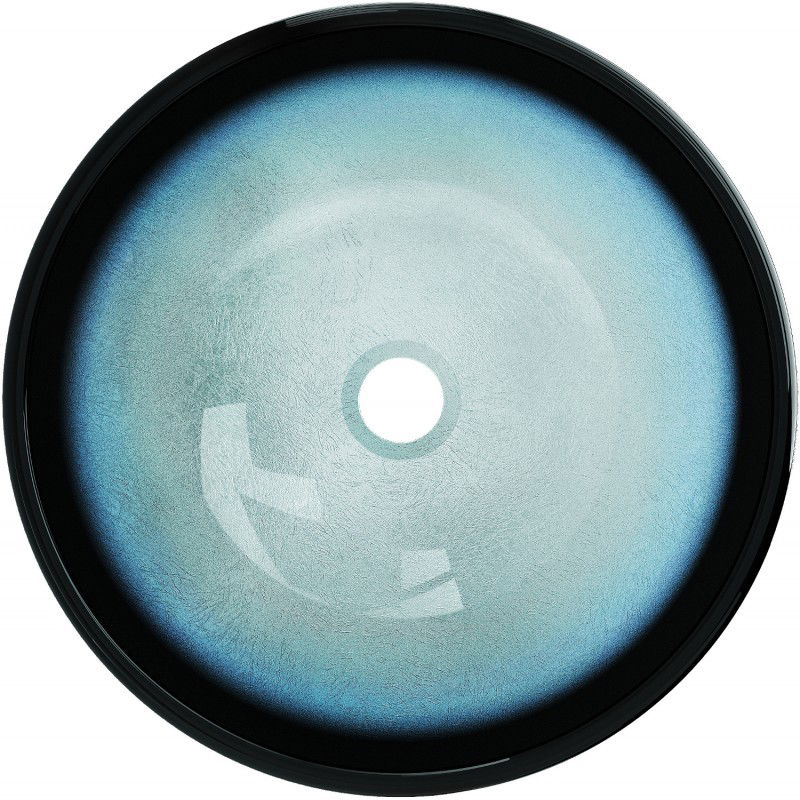 Mexen Mira sklenené umývadlo na dosku 42 x 42 cm, modré - 24124247