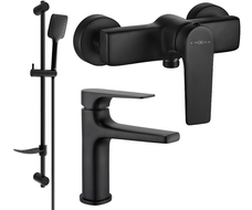 Mexen Lynx DF62 sprchová sada, čierna - 745904DF62-70