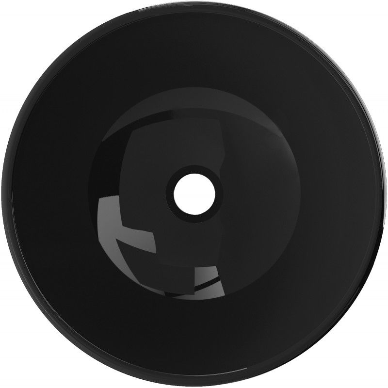 Mexen Mira sklenené umývadlo na dosku 42 x 42 cm, čierne - 24124270