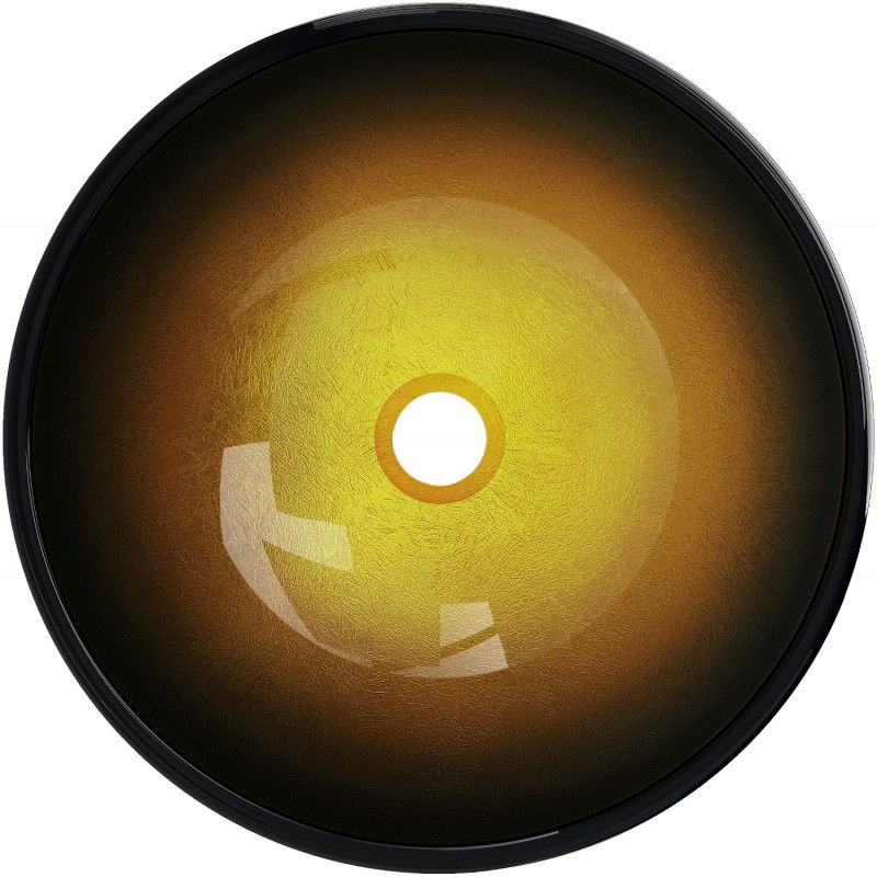 Mexen Mira sklenené umývadlo na dosku 42 x 42 cm, tmavé zlaté - 24124251