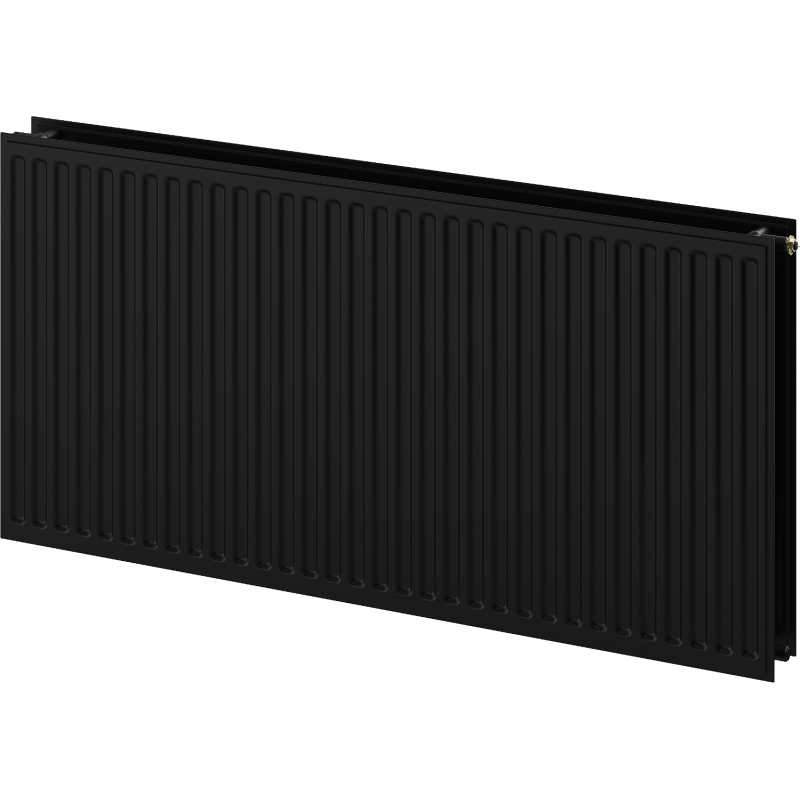 Mexen CVH20 Hygienický radiátor panelový 600 x 600 mm, dolní připojení, 660 W, černý - W620H-060-060-70