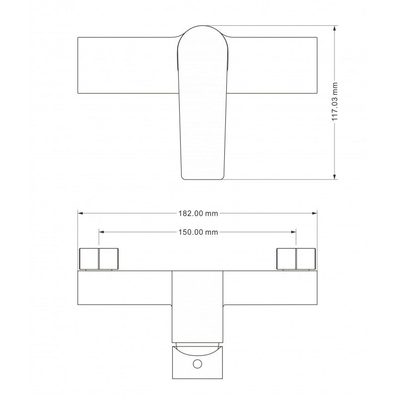 Mexen Lynx DQ40 sprchový set, chróm - 745914DQ40-00