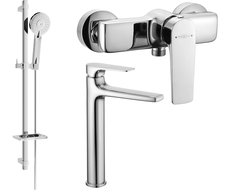 Mexen Lynx DQ40 sprchový set, chróm - 745914DQ40-00