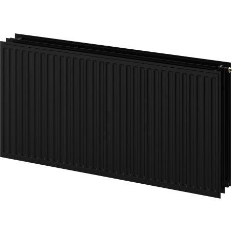 Mexen CVH30 Hygienický doskový radiátor 300 x 3000 mm, spodné pripojenie, 2617 W, čierny - W630H-030-300-70