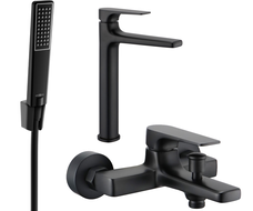 Mexen Lynx R72 súprava do vane, čierna - 745913R72-70