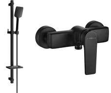 Mexen Lynx DQ62 sprchová batéria so sprchovou súpravou, čierna - 74594DQ62-70