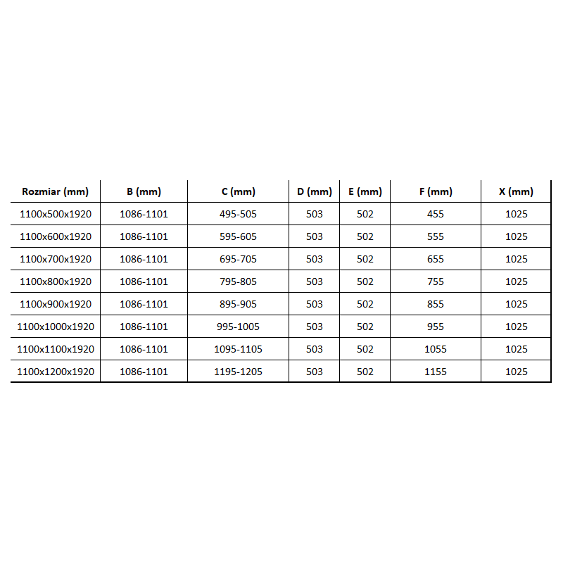 Mexen Lima skladací sprchovací kút 110 x 80 cm, transparentný, čierny - 856-110-080-70-00