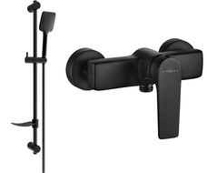 Mexen Lynx DF62 sprchová batéria so sprchovou sadou, čierna - 74594DF62-70