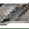 Mexen Lima skladacia sprchová kabína 120 x 120 cm, transparentná, čierna - 856-120-120-70-00