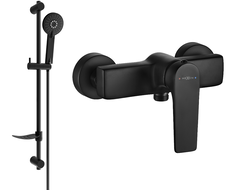 Mexen Lynx DF40 sprchová batéria so sprchovou súpravou, čierna - 74594DF40-70