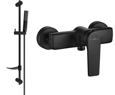 Mexen Lynx DF72 sprchová batéria so sprchovou súpravou, čierna - 74594DF72-70