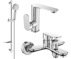 Mexen Milo DF40 vaňová sada, chróm - 713053DF40-00