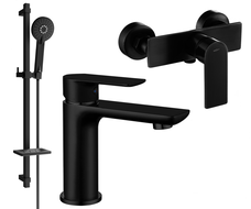 Mexen Alfa DQ40 sada sprchová, čierna - 745704DQ40-70