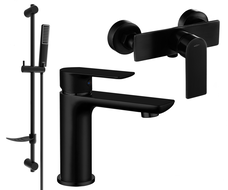 Mexen Alfa DF72 sprchová sada, čierna - 745704DF72-70