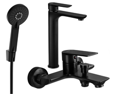 Mexen Alfa R40 kúpeľňová zostava, čierna - 745713R40-70