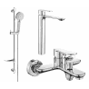 Mexen Milo DF40 vaňový set, chróm - 71313DF40-00