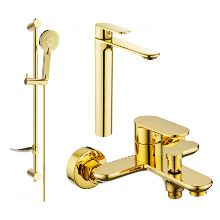 Mexen Milo DF40 vaňový set, zlatý - 71313DF40-50