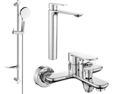 Mexen Milo DF05 kúpeľňová sada, chróm - 71313DF05-00