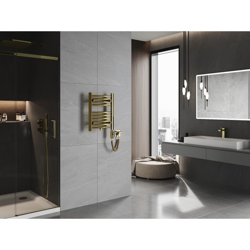 Mexen Ares elektrický radiátor 500 x 400 mm, 300 W, zlatý - W102-0500-400-2300-50