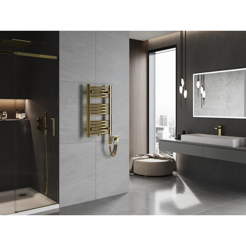 Mexen Ares elektrický ohrievač 700 x 400 mm, 300 W, zlatý - W102-0700-400-2300-50