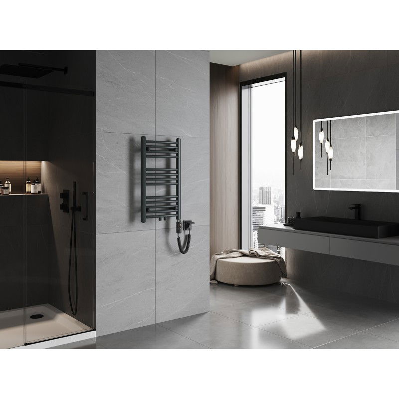 Mexen Ares elektrický radiátor 700 x 400 mm, 300 W, antracit - W102-0700-400-2300-66