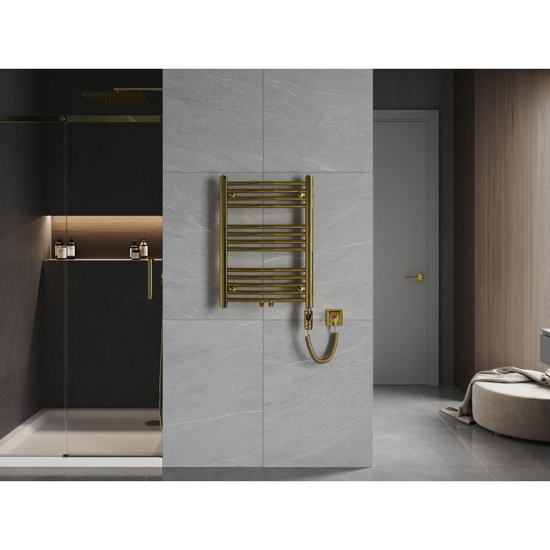 Mexen Ares elektrický radiátor 700 x 500 mm, 300 W, zlatý - W102-0700-500-2300-50