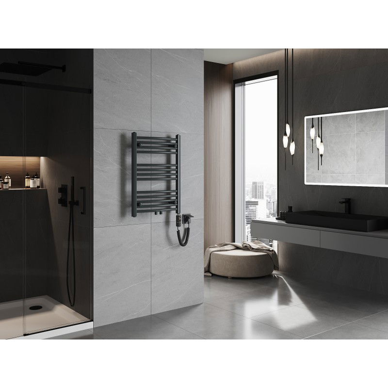 Mexen Ares elektrický radiátor 700 x 500 mm, 300 W, antracit - W102-0700-500-2300-66