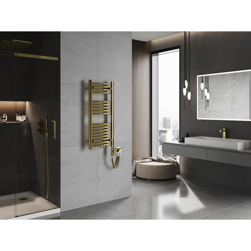 Mexen Ares elektrický radiátor 900 x 400 mm, 300 W, zlatý - W102-0900-400-2300-50