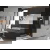 Mexen Ares elektrický radiátor 900 x 500 mm, 300 W, chróm - W102-0900-500-2300-01